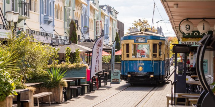 City tram and New Regents Street