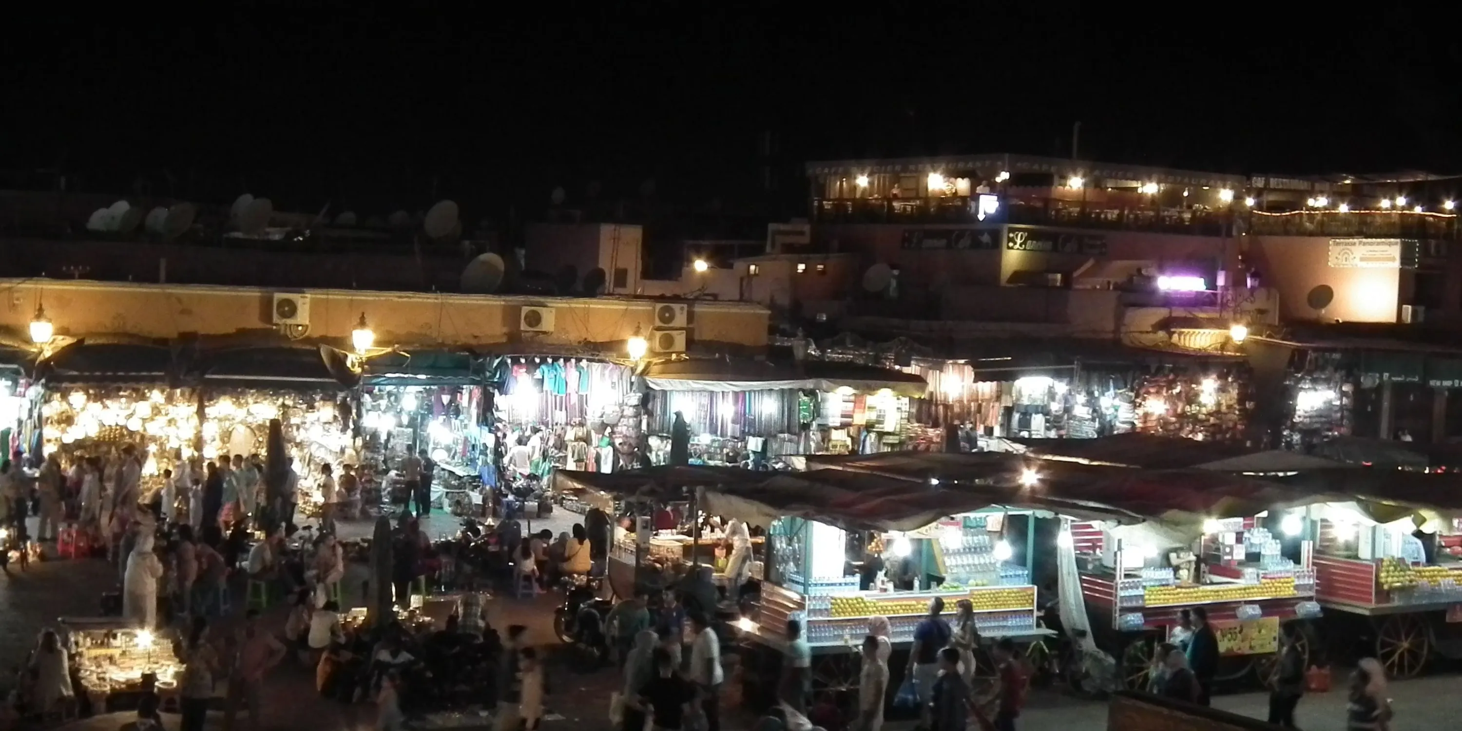 Roof Tops at Night Market